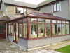 Large conservatory infill to detached property with internal alterations.